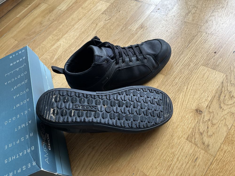 Buty Geox skórzane, rozm. 41, 27,5 cm, membrana, stan bdb