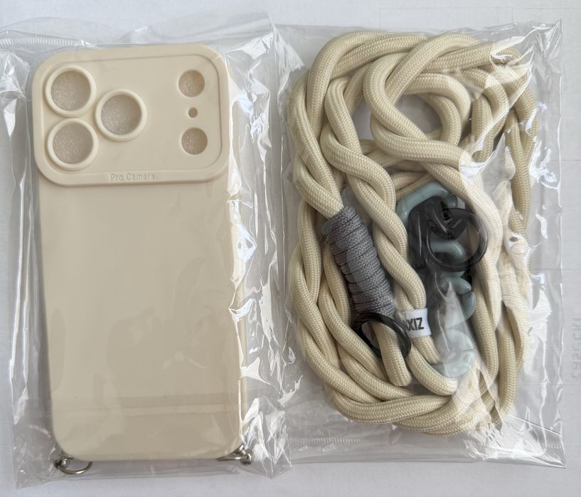 Iphone 17 Pro case ze sznurkiem na szyję