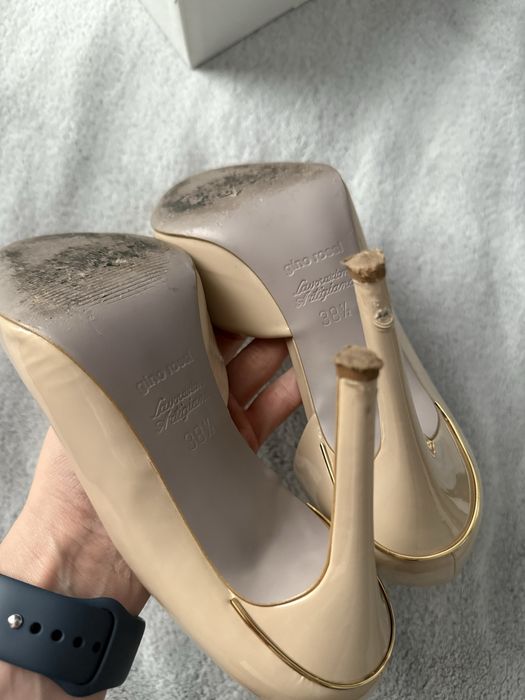 Szpilki, czółenka, buty na obcasie, rozmiar 38,5, Gino Rossi