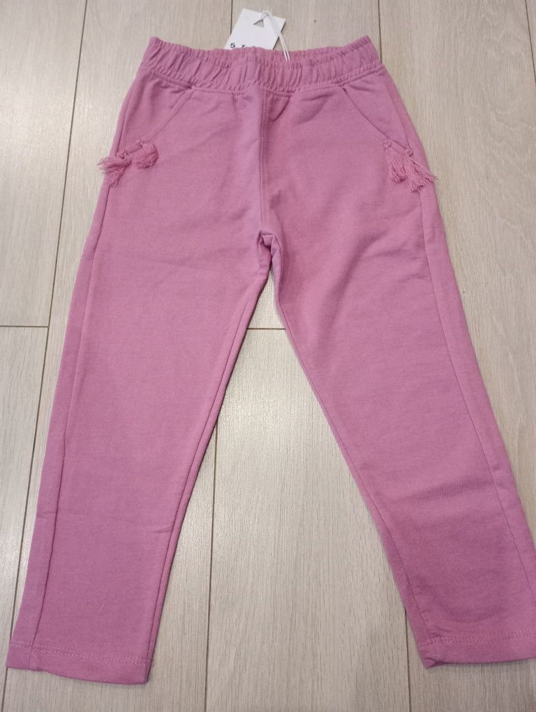 Rozm 110 spodnie jeansy dresy h&m 5 10 15 nowe