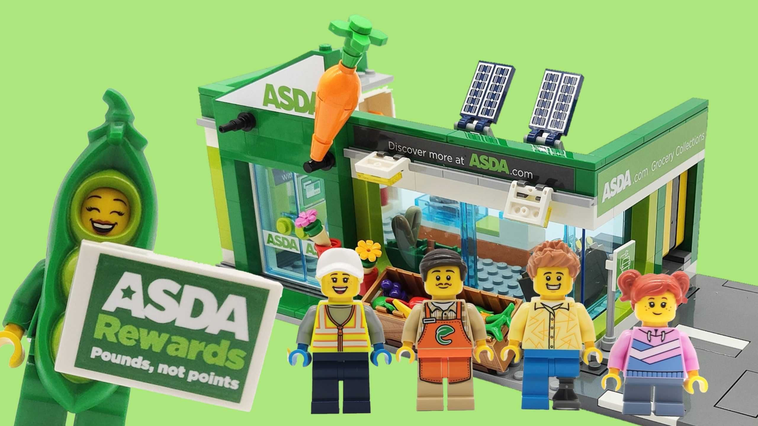 LEGO CITY 60347 "Grocery Store ASDA" EXCLUSIVO NOVO selado