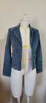 Blazer azul de mulher