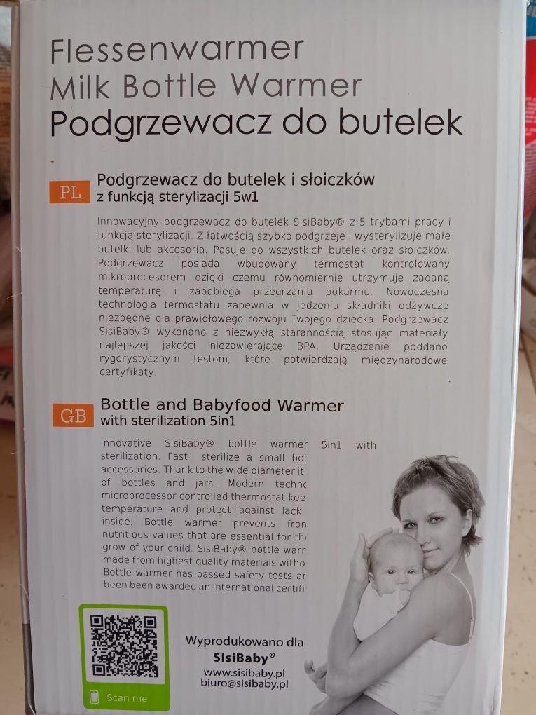 Podgrzewacz,stertlizator do butelek ,wyświetlacz, SisiBaby