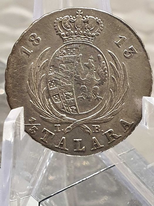 Polska ⅓ talara 1B  1813 r  dwuzłotówka  Księstwo Warszawskie