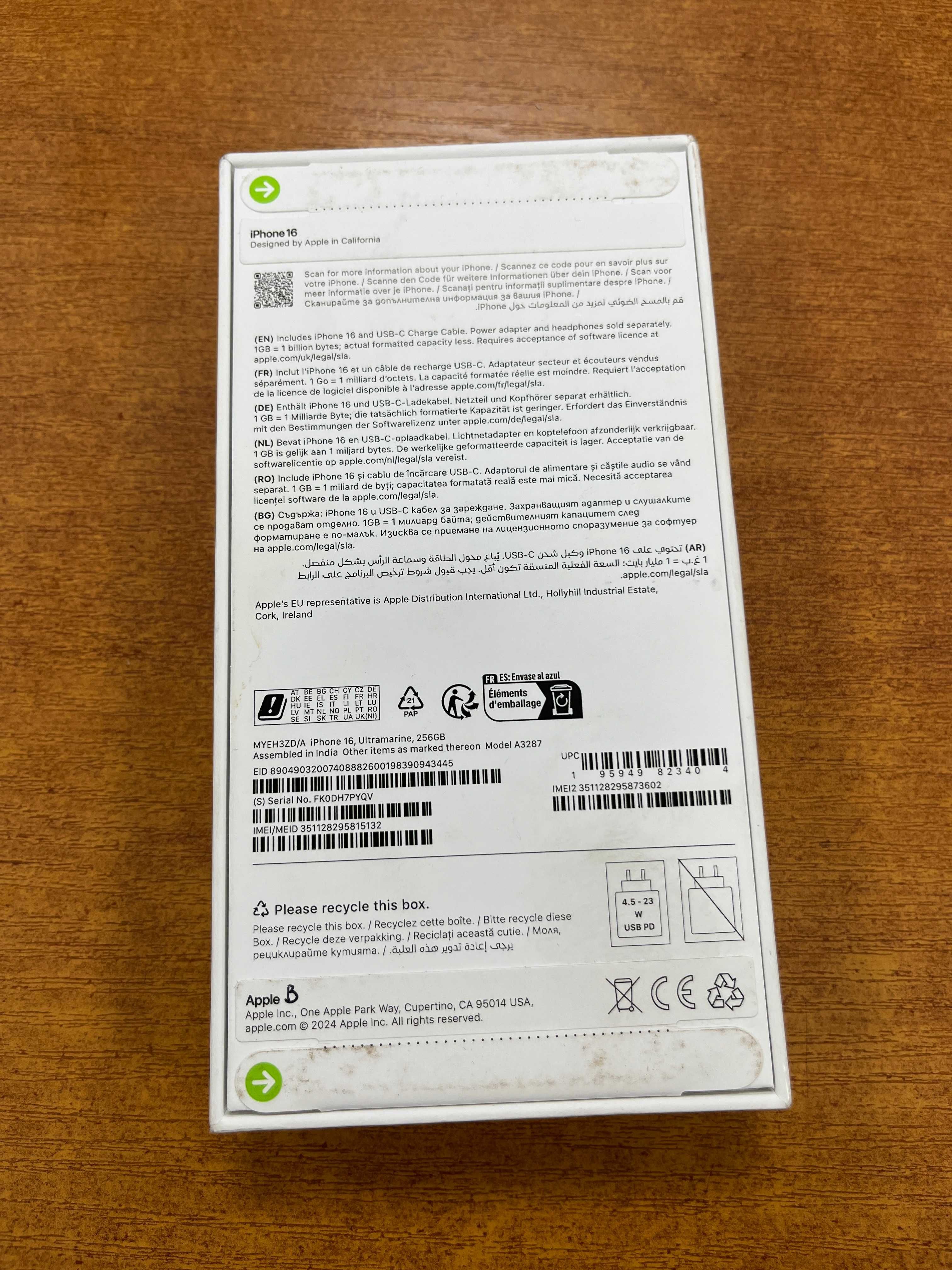 iPhone 16 256GB Ultramarine Nowy Sklep Zielona Góra Nowa Sól