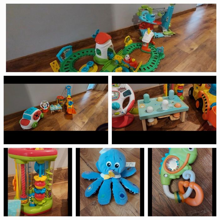 Zestaw zabawek większość clemntoni