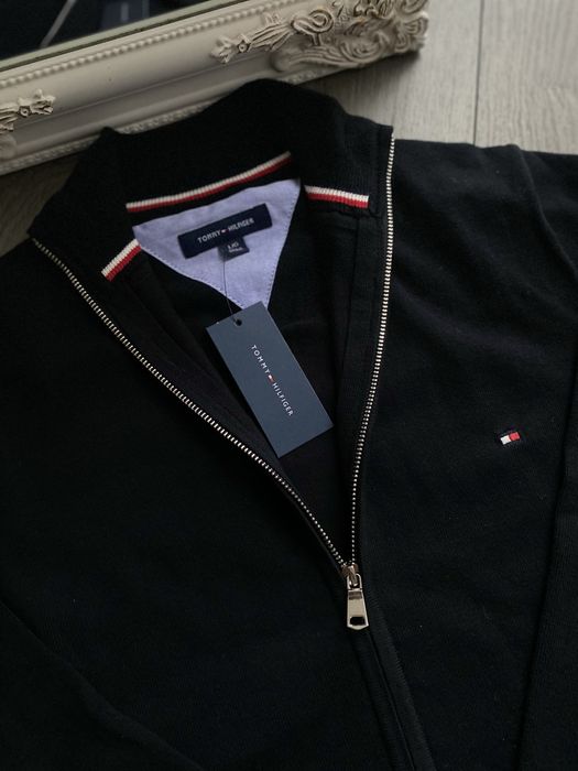 Кофта Tommy Hilfiger full zip / джемпер Tommy Hilfiger / зип томмі
