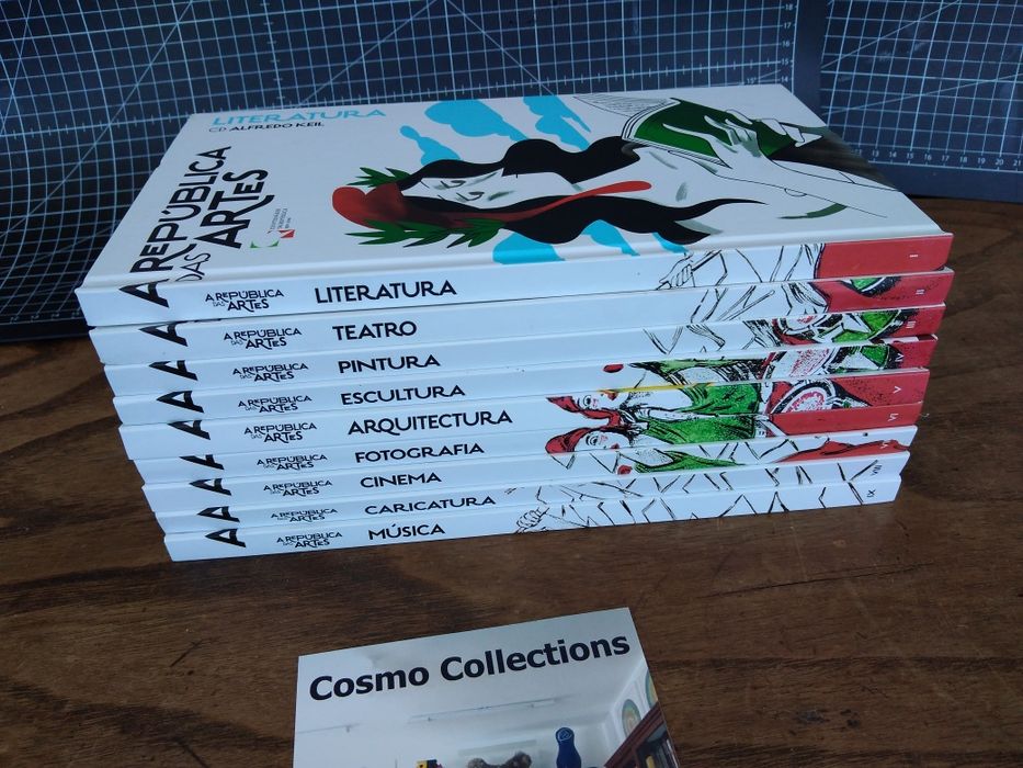 Colecção completa CDs /livros a República das Artes, música cinema etc