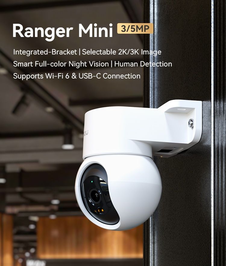 Imou Ranger 5 Mp Mini WiFi Відеокамера IPC-K2MP-5H1WE