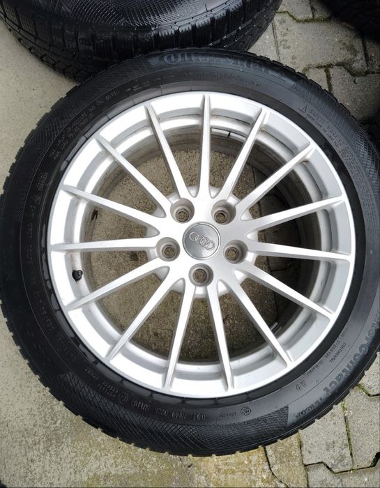 Kola zimowe felgi audi a5 a4 a6 oem 225/50/17 continental