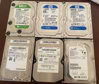 HDD - диски 1TB/500GB/250GB/150GB