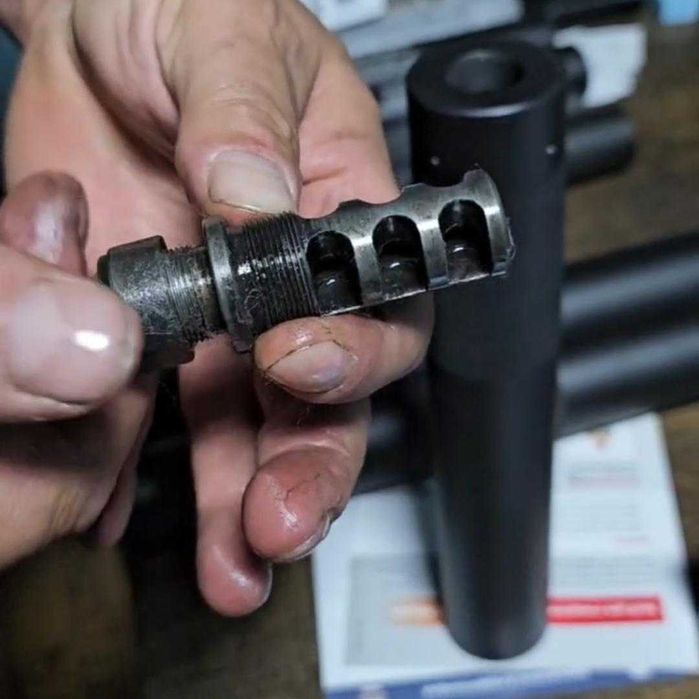 Глушник-ДТК для AR-15 – зниження шуму на 75%!