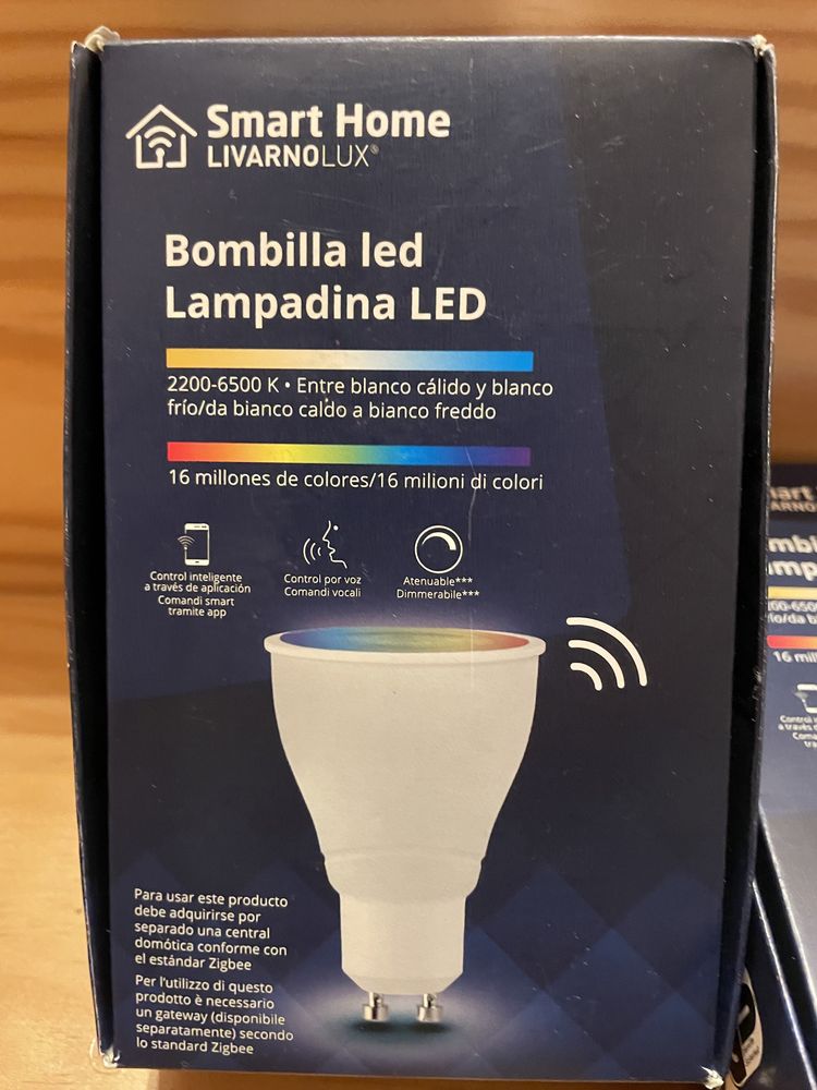 Smart Lamp GU10 RGB x6 lampadas
