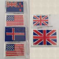 Bandeiras - Emblemas para coser ou colar (Novo)