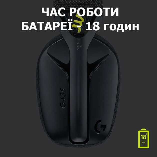 Оригінальні! Навушники Logitech G435 LIGHTSPEED чорні НОВІ