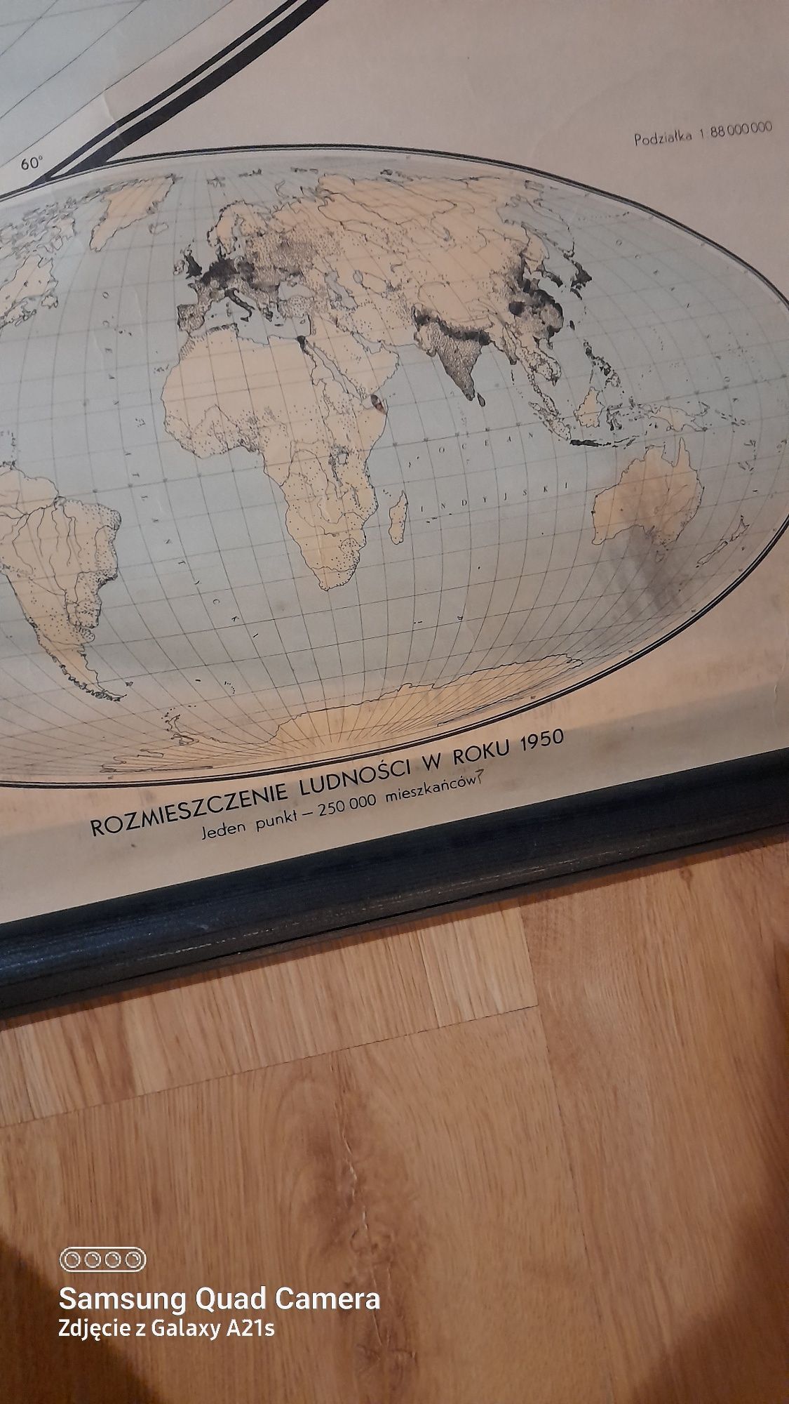 Stara mapa świat