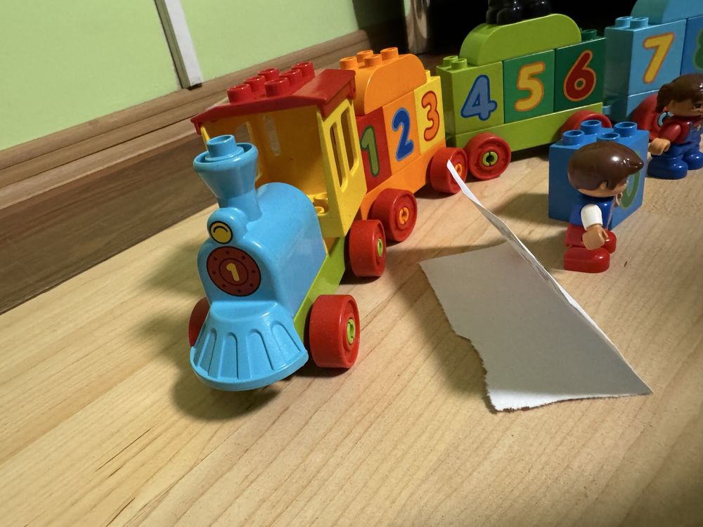 Lego duplo pocah z cyferkami