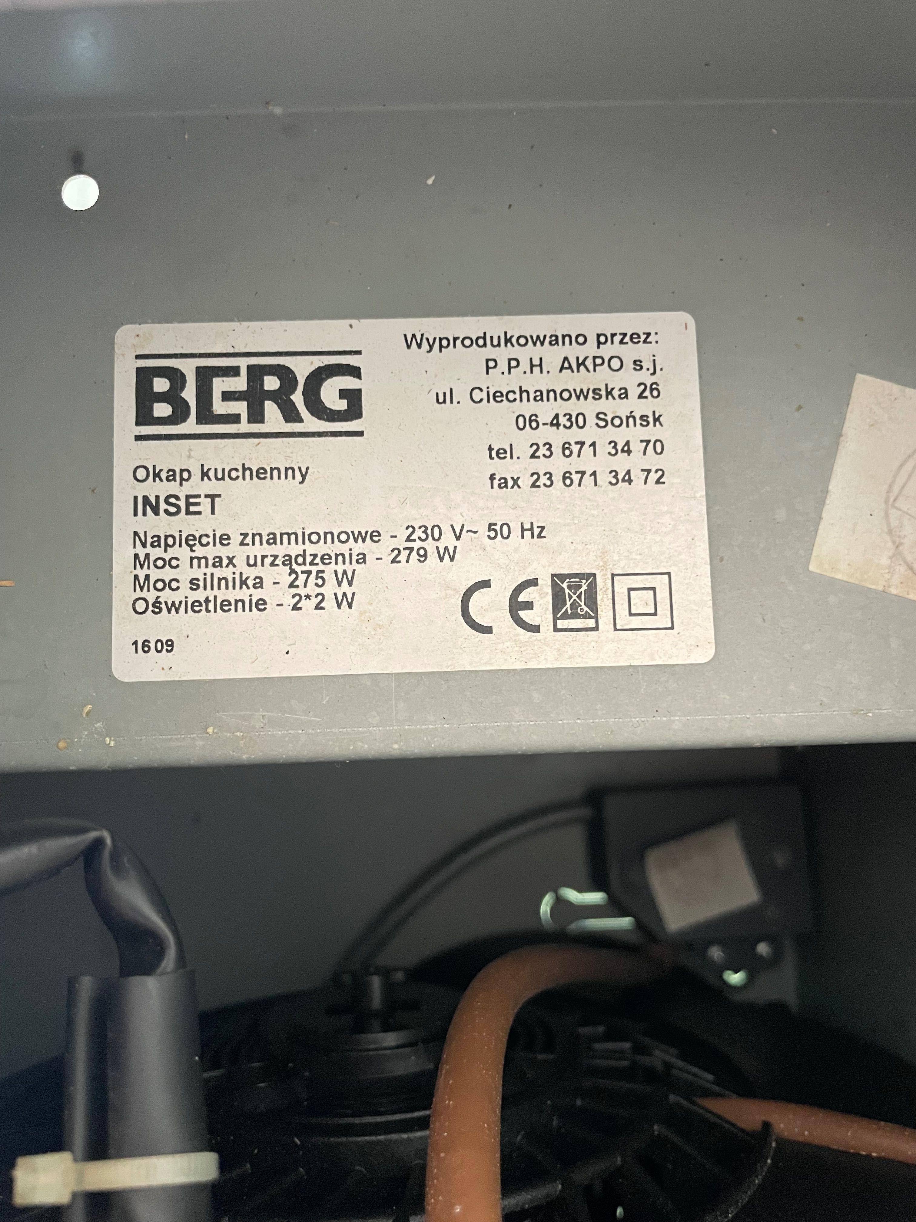 Pochłaniacz berg Ikea podszawkowy