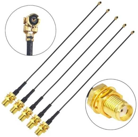 Пігтейл RP-SMA MMCX IPEX UFL 5 7 10см кабель FPV антена дрон