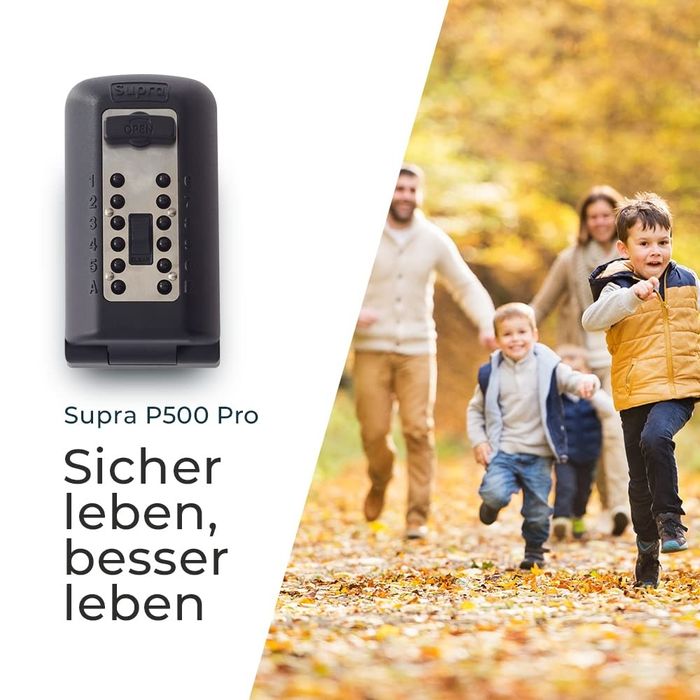 Cofre para chaves SUPRA P500 Pro | O cofre com teclado para montagem e