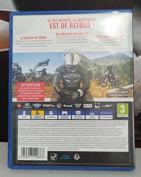 MXGP 2019 PS4 Semi-Novo
