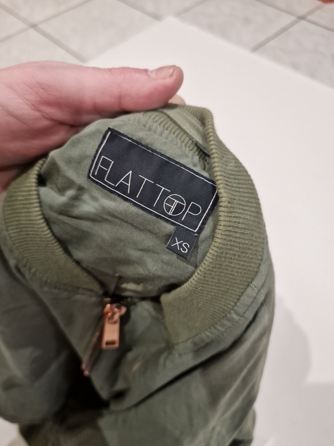 Kurtka Flattop bomberka flek przejściowa wiatrówka roz,xs,s,34,36