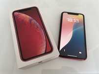 iPhone XR Red 64 GB bateria 84% świetny stan
