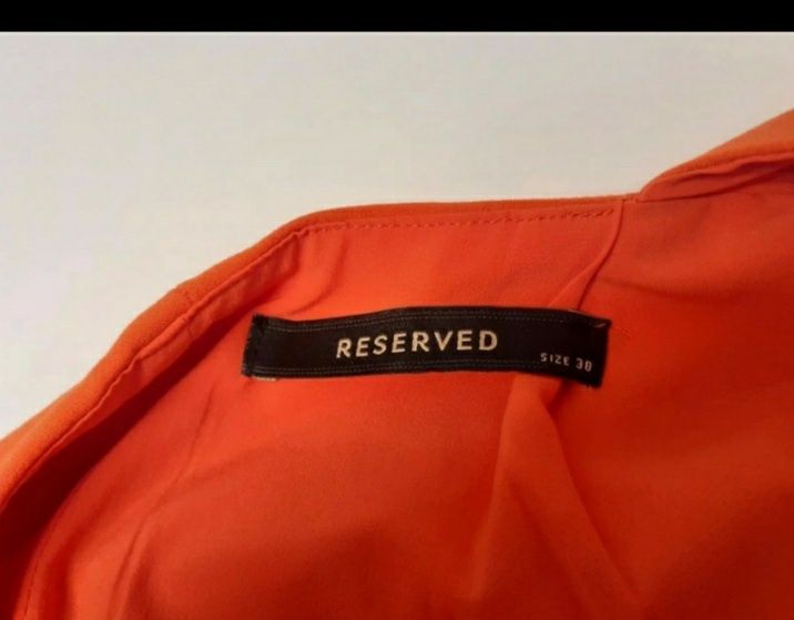 Pomarańczowa sukienka Reserved