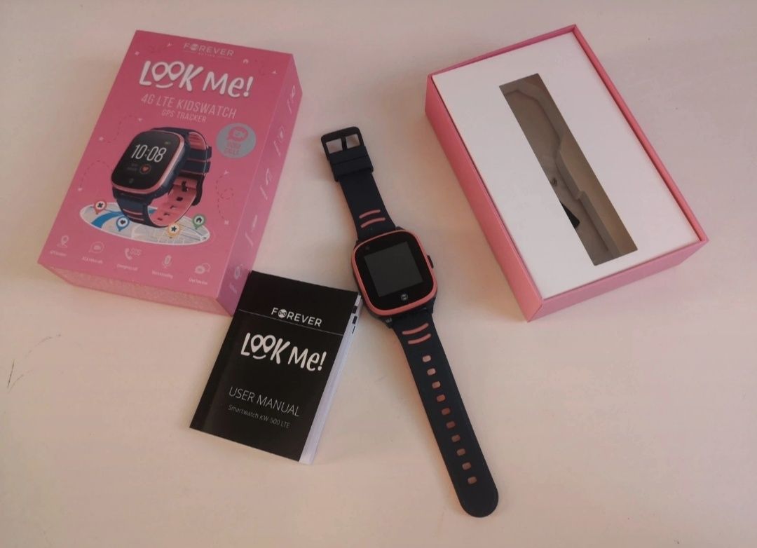 Smartwatch Forever Look Me KW-500 Różowy