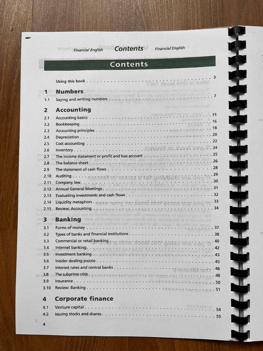 Financial English with financial glossary Book 2nd Edition