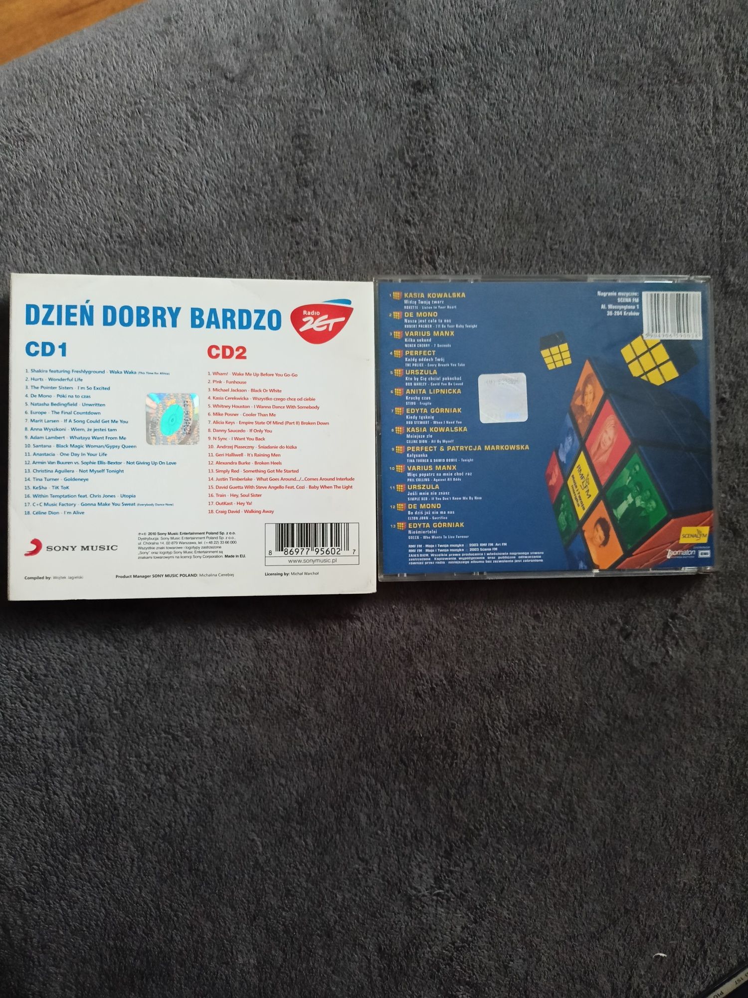 Dzień dobry bardzo radio Zet + RMF moja i twoja muzyka, płyty CD
