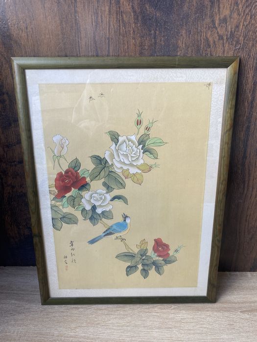 Chiński obraz akwarelowy