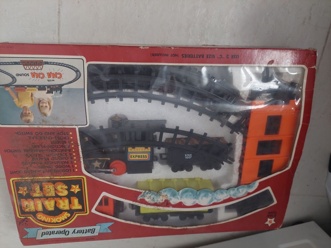 Pista de comboio Vintage