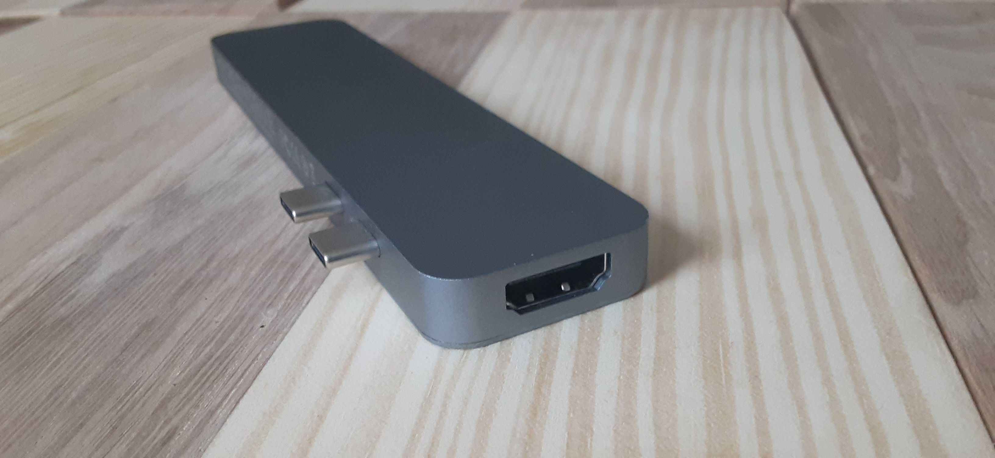 HyperDrive PRO 8-in-2 Hub dla USB-C MacBook Pro 2016/2017 (szary)