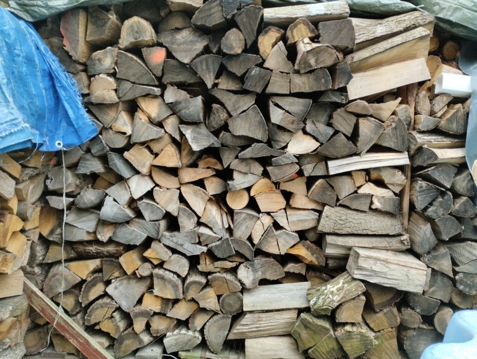 Drewno kominkowe dąb i jesion. Powietrzno suche.