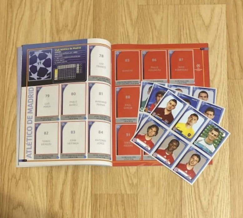 Champions League 2008/2009 album z naklejkami Liga Mistrzów