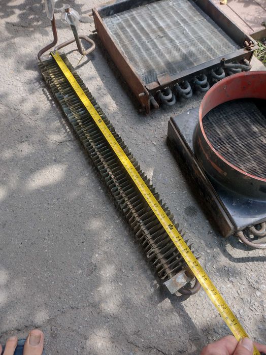 Часів СРСР радіатор мідний сталевий латунь испаритель охолодження