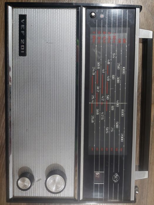 Радіоприймач, VEF 201, не робочий