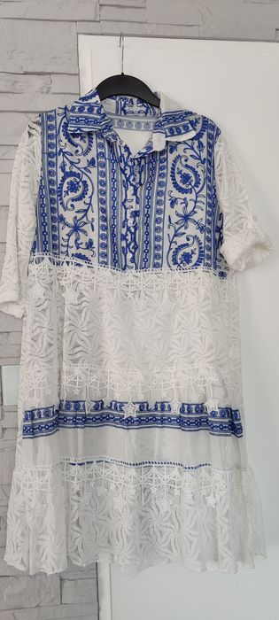 Sukienka koronkowa Boho