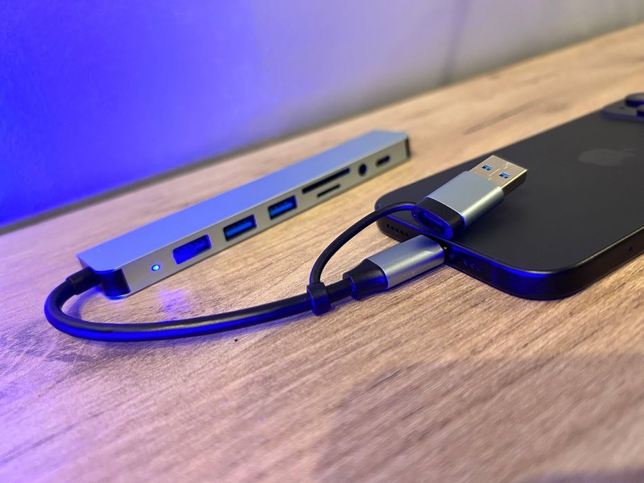 USB HUB хаб юсб 8 в 1