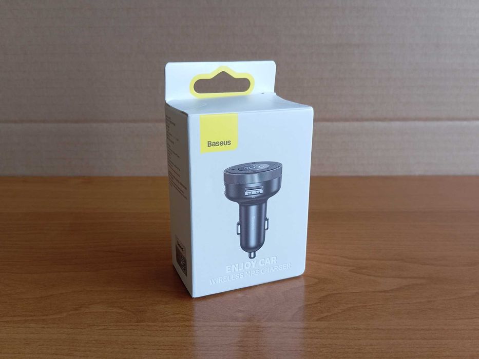 [NOWY] Transmiter FM Baseus Enjoy Car Wireless MP3 Charger [Czarny]