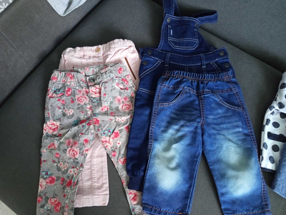 Duża paka ubranek dla dziewczynki - rozm. 74