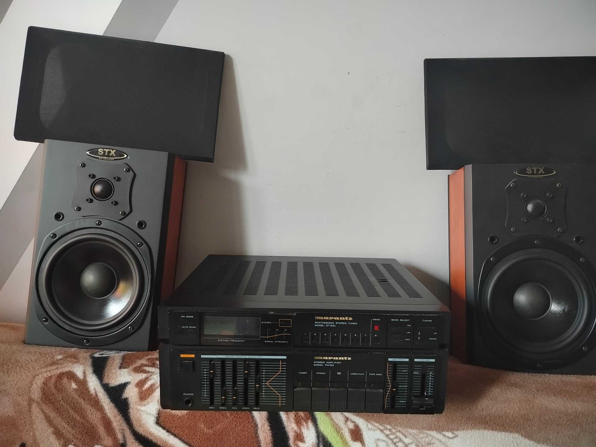 Amplituner Marantz ST153L plus kolumny stx 200 W/8 ohm
