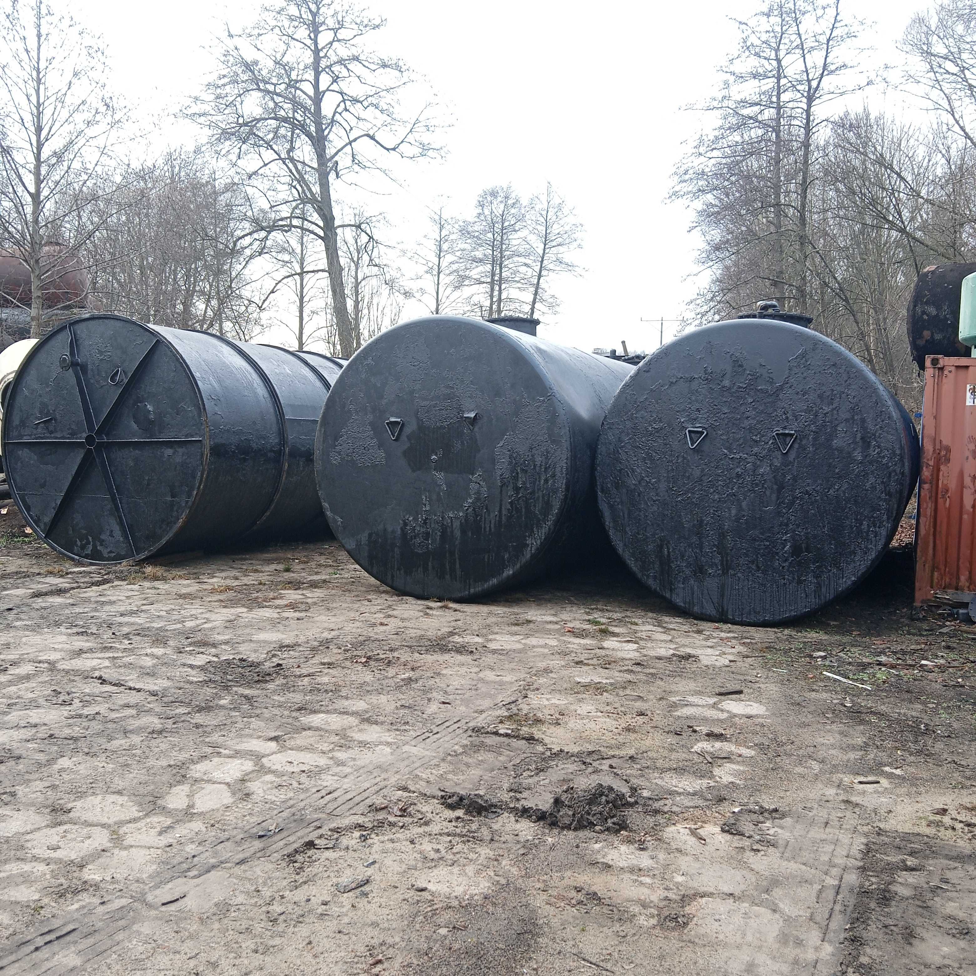 Zbiornik stalowy 50000L 50m3 50tys l RSM Woda Ppoż szambo wzmocniony