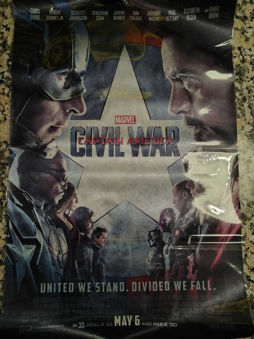 Poster Captain America Civil War Marvel MCU