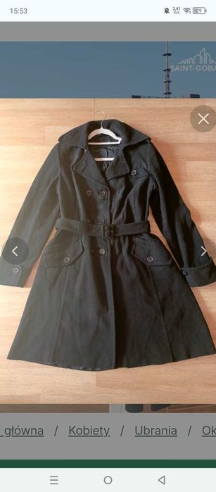 Jesienno-zimowy płaszcz damski H&M