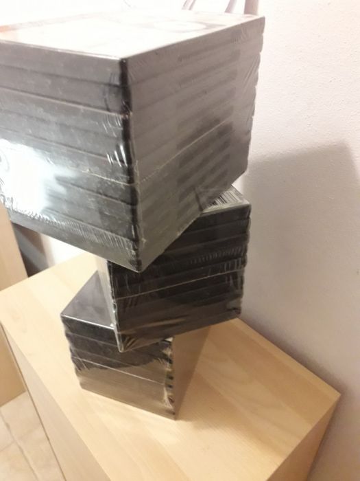 30 Caixas novas cd/dvd