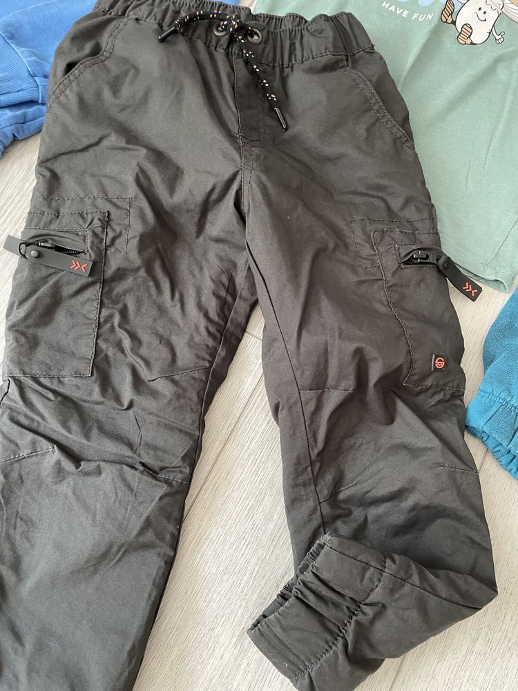 Paka ubrań dla chłopców r.116 i buty r.30-31
