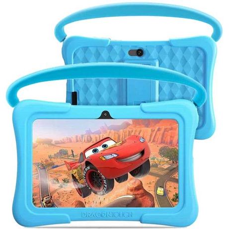 Tablet 7 pol. Android para Criança/Infantil com capa proteção Azul