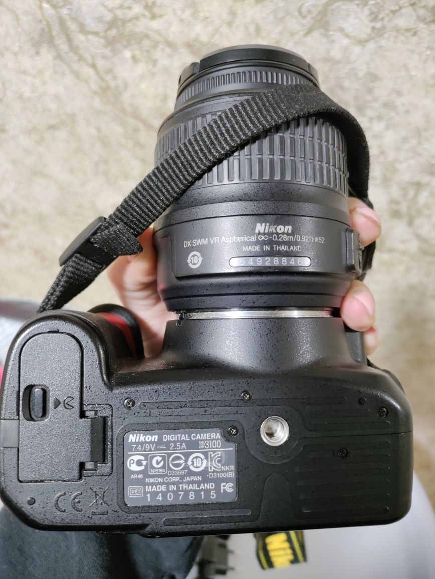 Фотоапарат Nikon d3100 + сумка + флешка